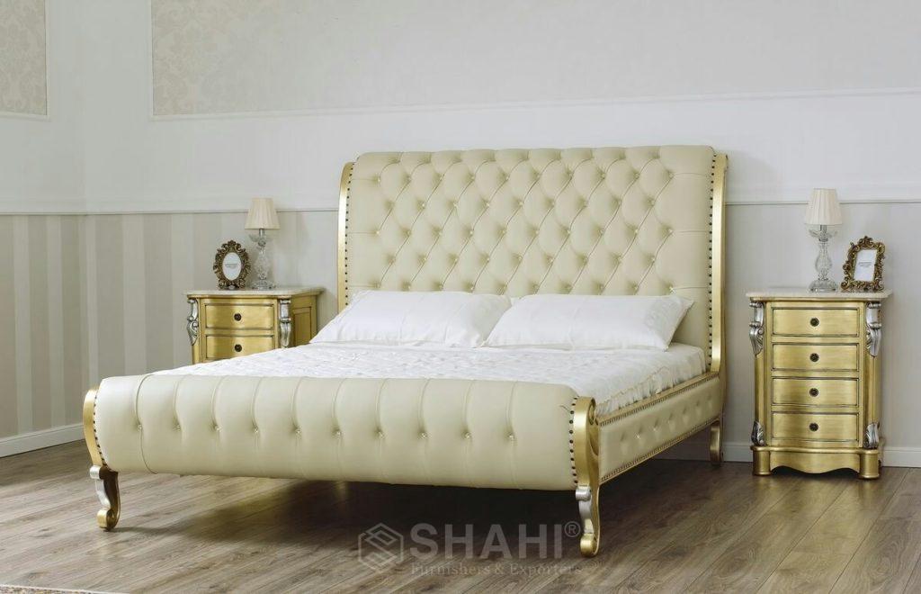 French Traditional Bed For Bedroom - Shahi® Furniture by Anil Shahi