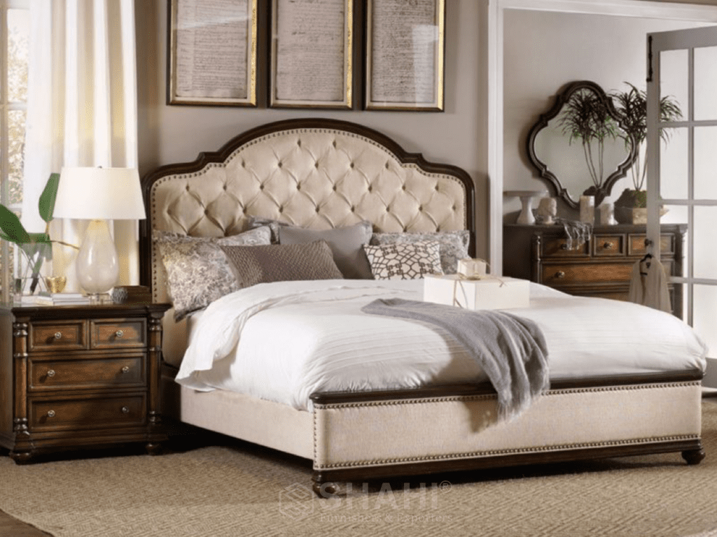 English Style Modern Bed  - Shahi® Furniture by Anil Shahi