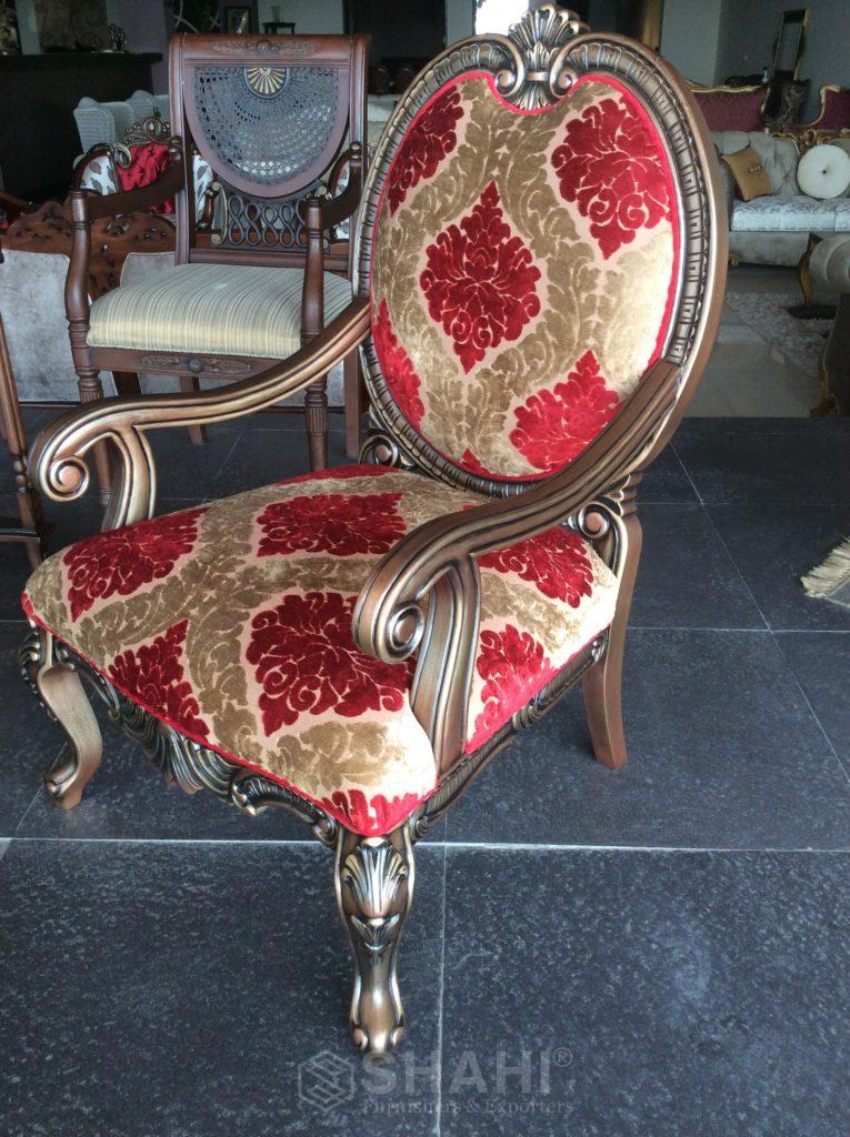 French Style Arm Chair - Shahi® Furniture by Anil Shahi