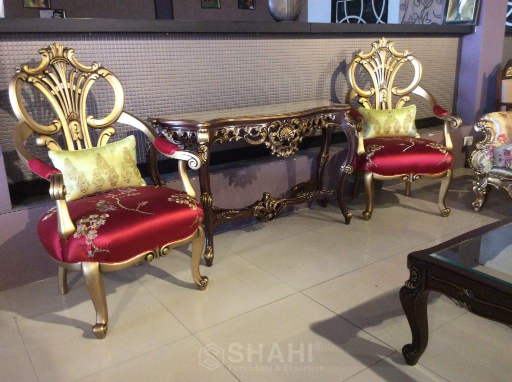English Style Arm Chair - Shahi® Furniture by Anil Shahi